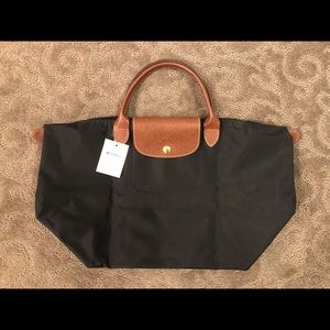 New Longchamp black tote